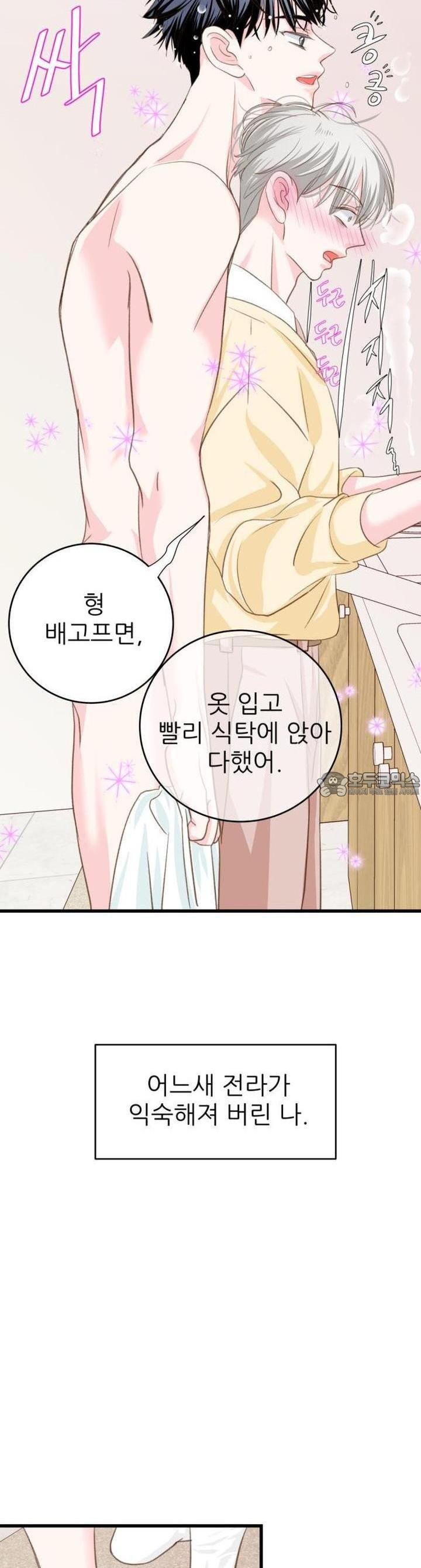[BL]네가 먼저 좋아했잖아! 17． 형한테 미친 거 알고 있잖아． - 웹툰 이미지 38